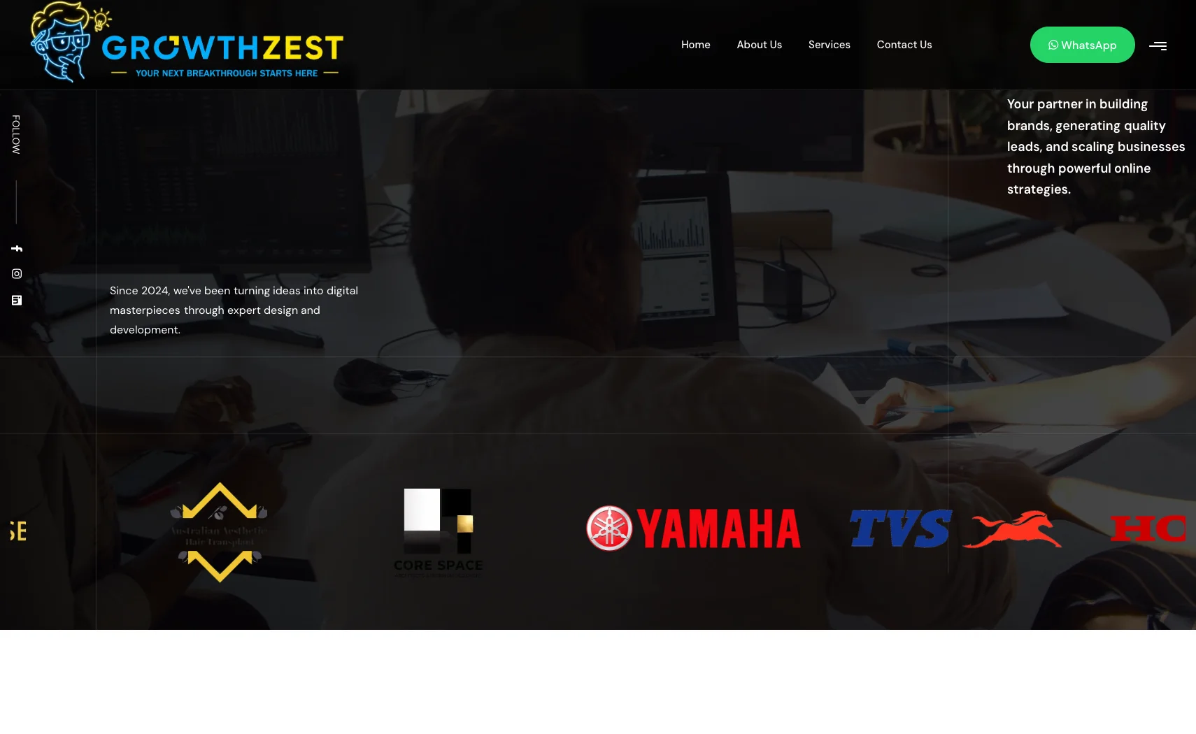 GrowthZest website built by Ultimate Solution
