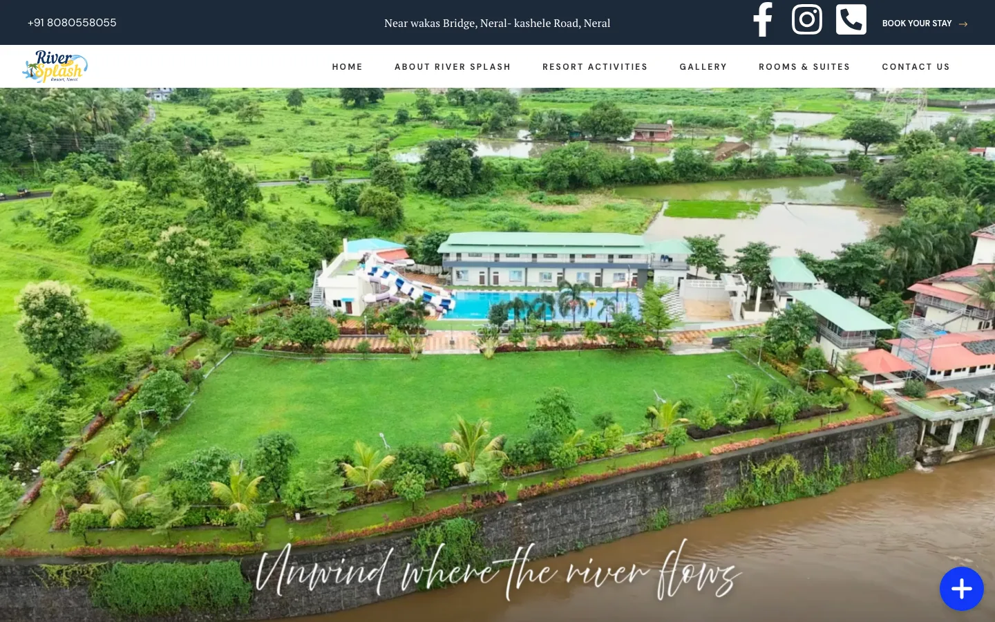River Splash Resort website built by Ultimate Solution