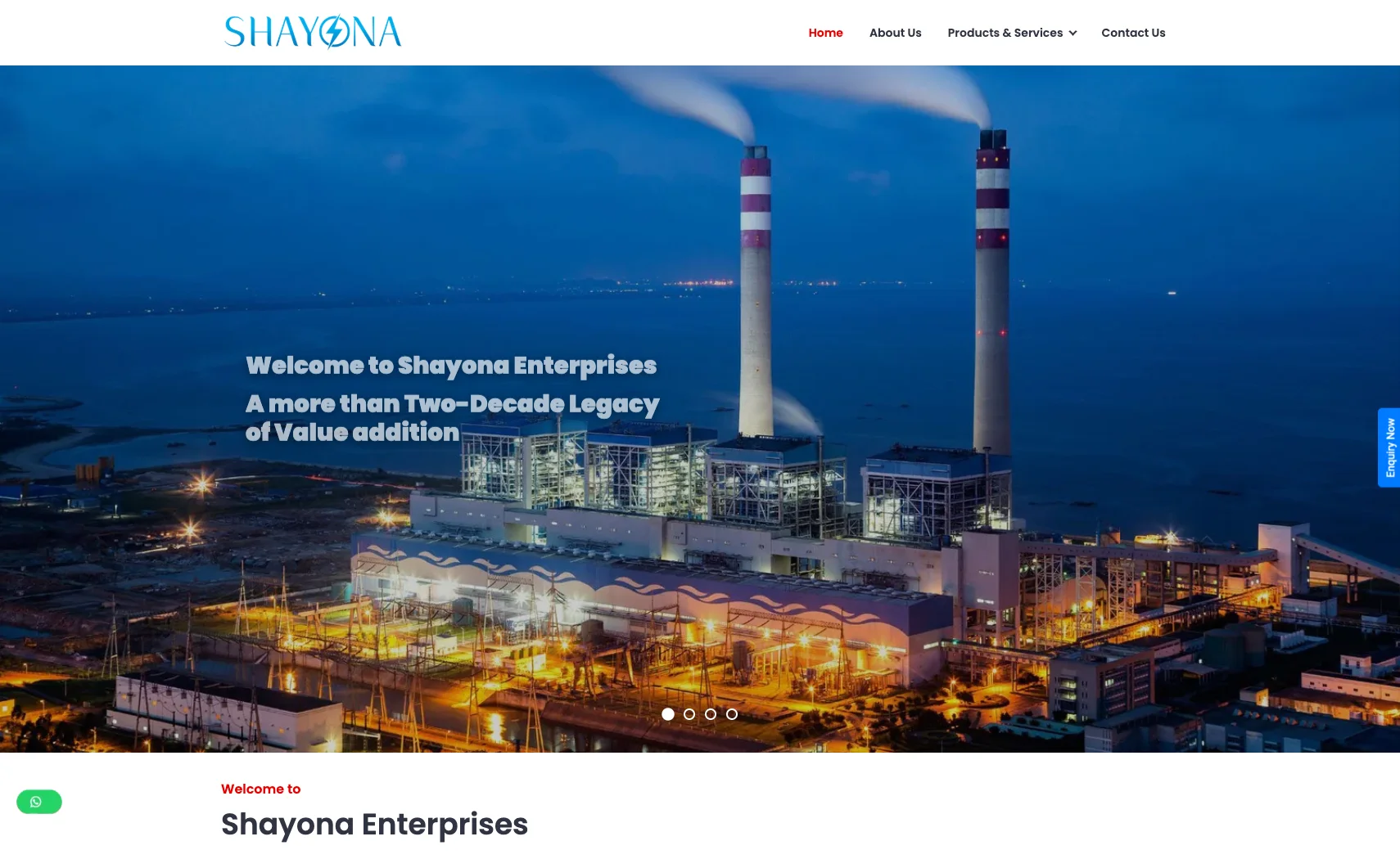 Shayona World website built by Ultimate Solution