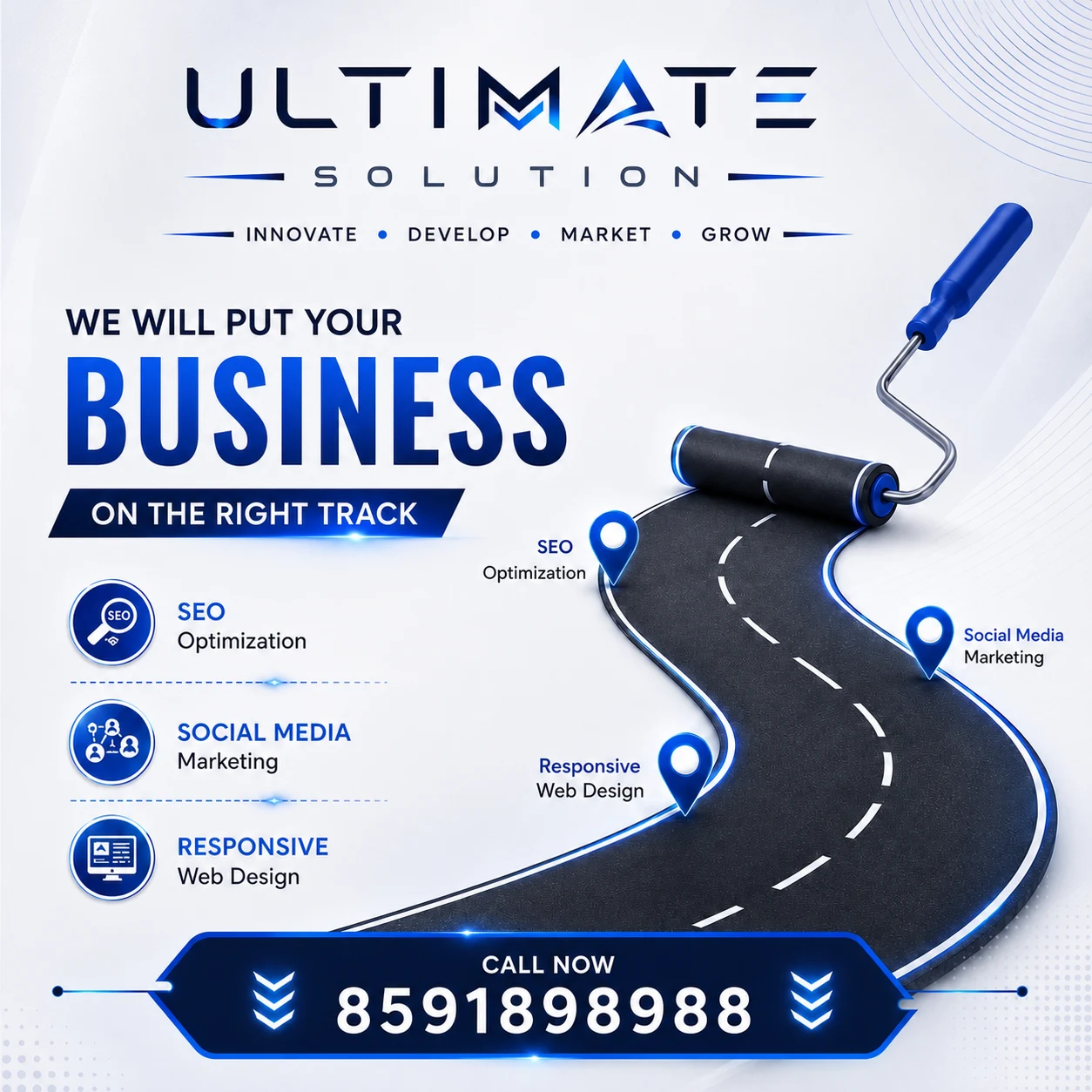 Ultimate Solution business growth campaign post